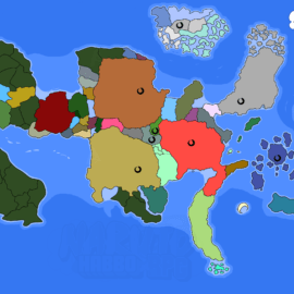 Mapa Global del Mundo Ninja